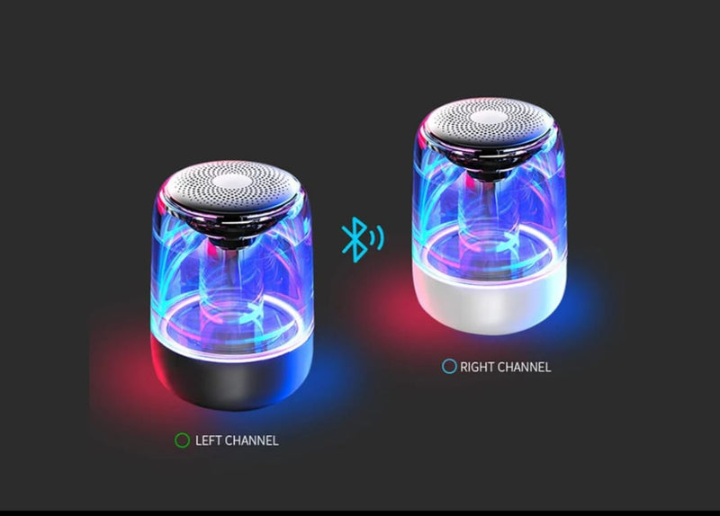 Caixa de Som 6D Portátil Bluetooth Iluminada - Alta Qualidade com Subwoofer