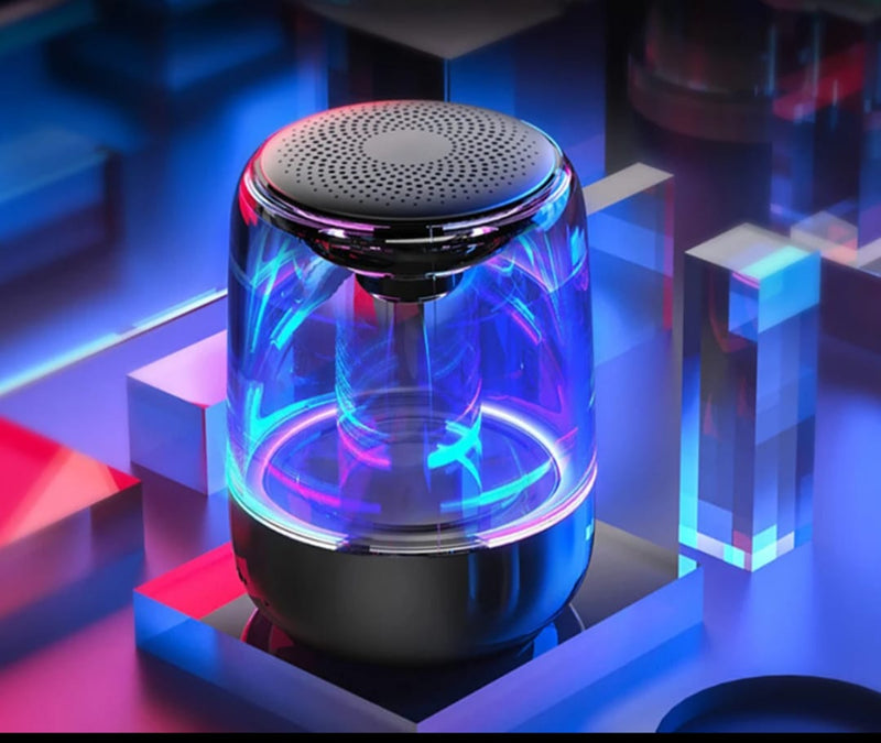 Caixa de Som 6D Portátil Bluetooth Iluminada - Alta Qualidade com Subwoofer