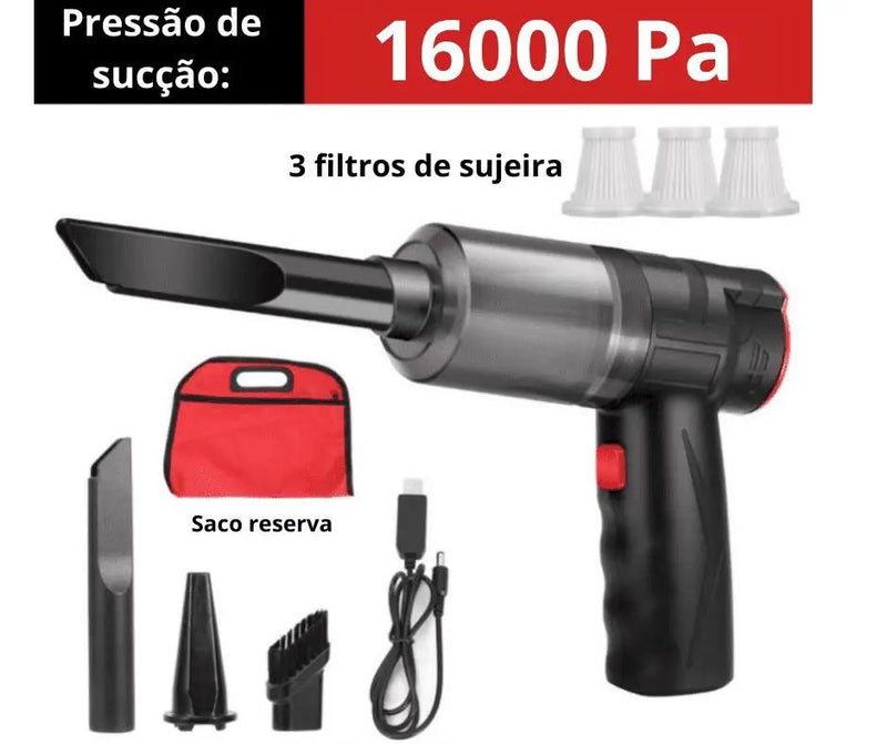 Aspirador/soprador portátil AirConcept sem fio