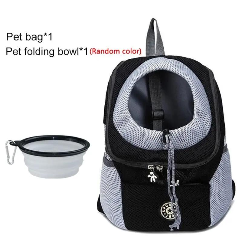 Bolsa Canguru Pet Concept Ajustável para carregar Gato e Cachorro