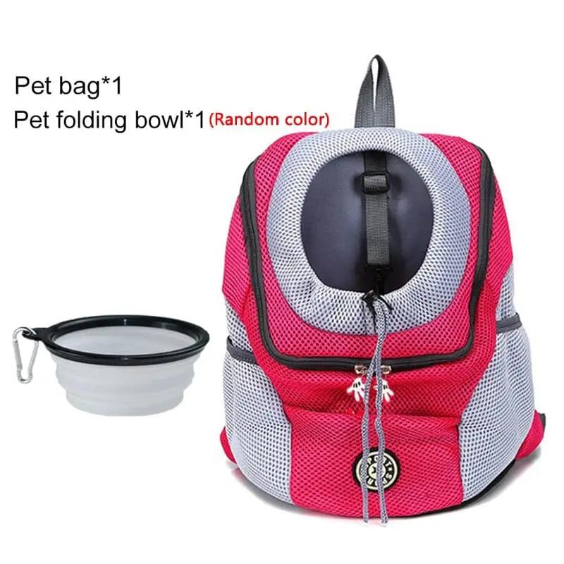 Bolsa Canguru Pet Concept Ajustável para carregar Gato e Cachorro