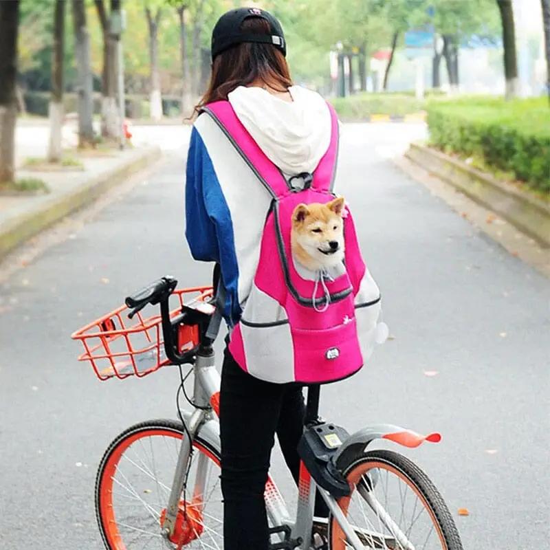 Bolsa Canguru Pet Concept Ajustável para carregar Gato e Cachorro