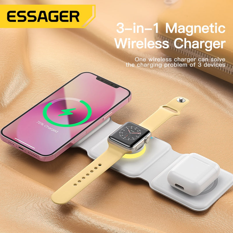 Estação de carregamento Wireless Apple Charger 3 em 1 ! Frete Grátis !!!