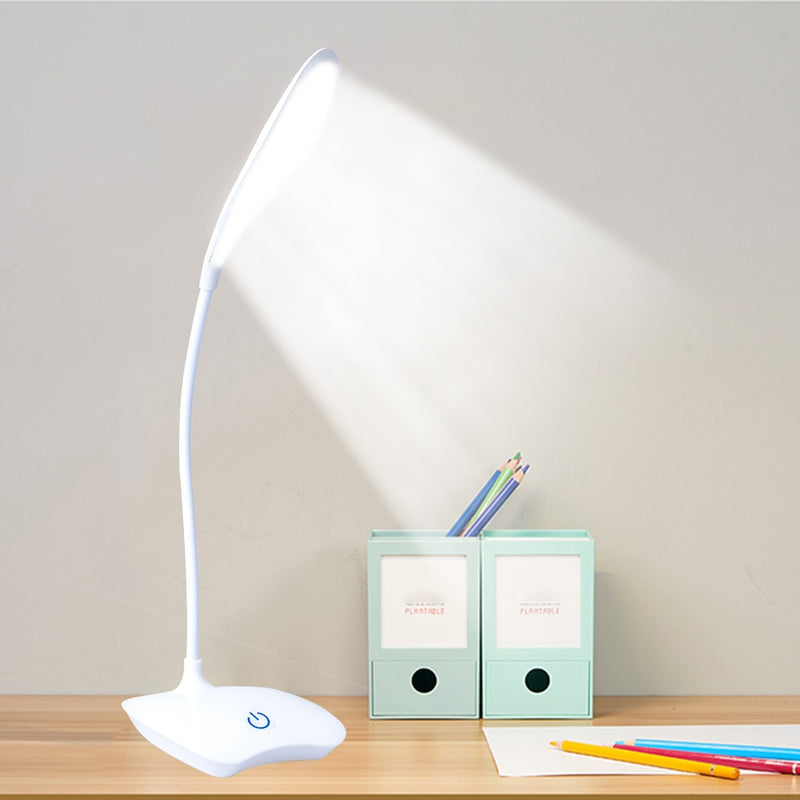 Luminária com lâmpada Led brilhante para mesa Escritório Recarregável e a bateria